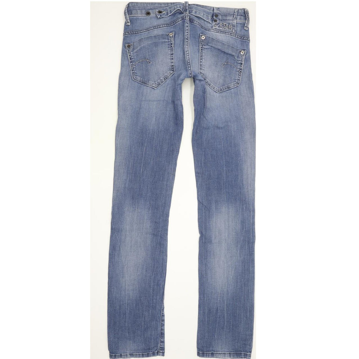 G-Star Women Blue Straight Slim Stretch Jeans W28 L33