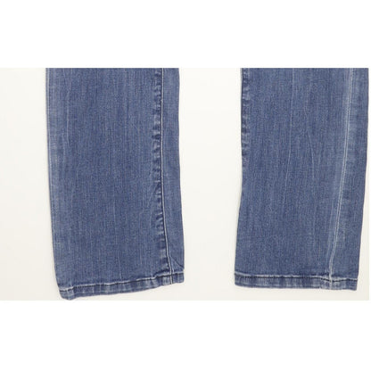 G-Star Women Blue Straight Slim Stretch Jeans W28 L33