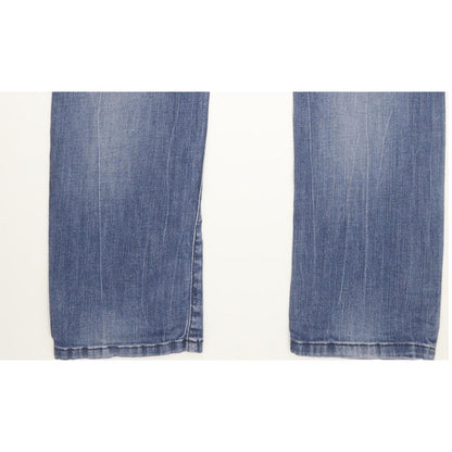 G-Star Women Blue Straight Slim Stretch Jeans W28 L33