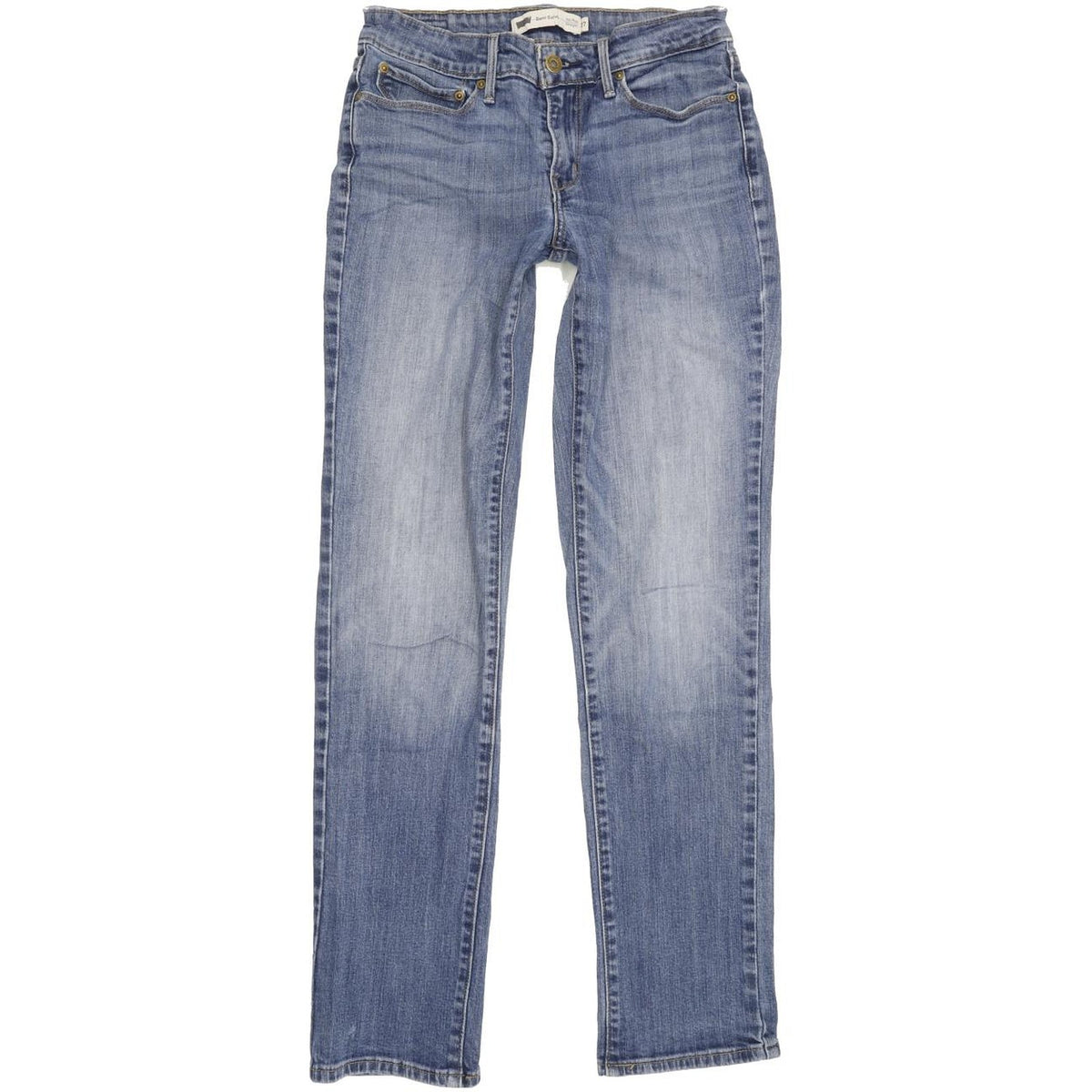 Levi's Demi Curve Women Blue Straight Slim Stretch Jeans W27 L31