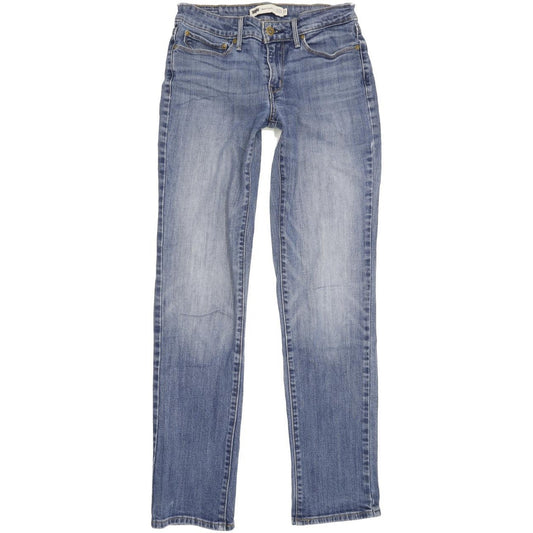 Levi's Demi Curve Women Blue Straight Slim Stretch Jeans W27 L31