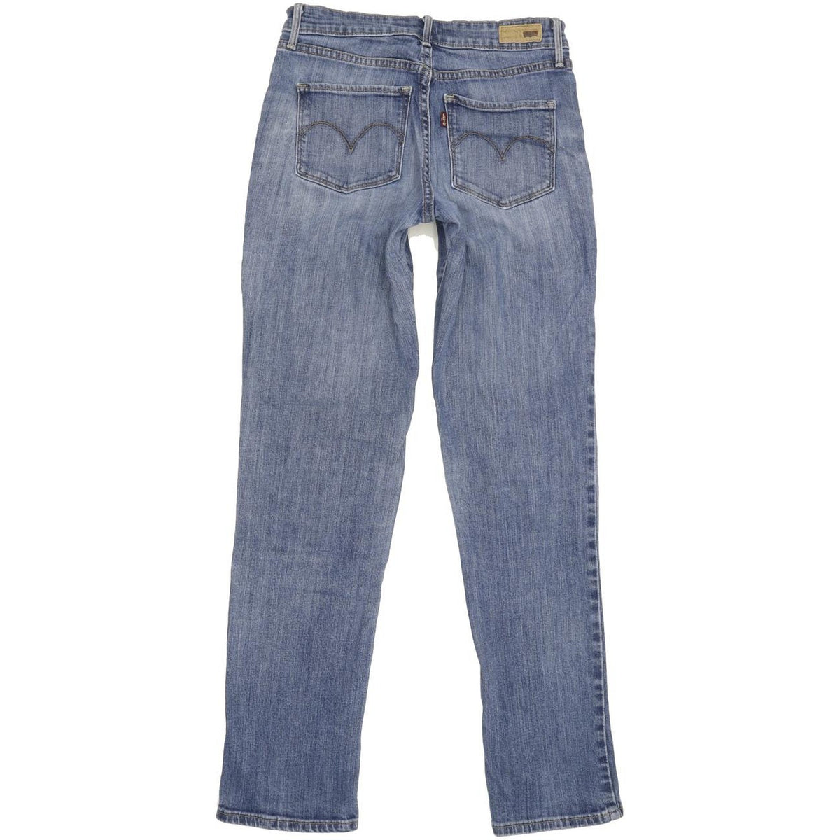 Levi's Demi Curve Women Blue Straight Slim Stretch Jeans W27 L31