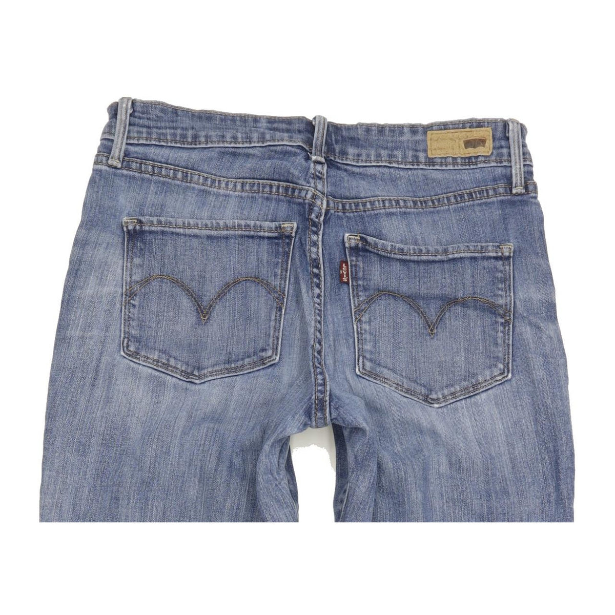 Levi's Demi Curve Women Blue Straight Slim Stretch Jeans W27 L31
