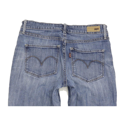 Levi's Demi Curve Women Blue Straight Slim Stretch Jeans W27 L31