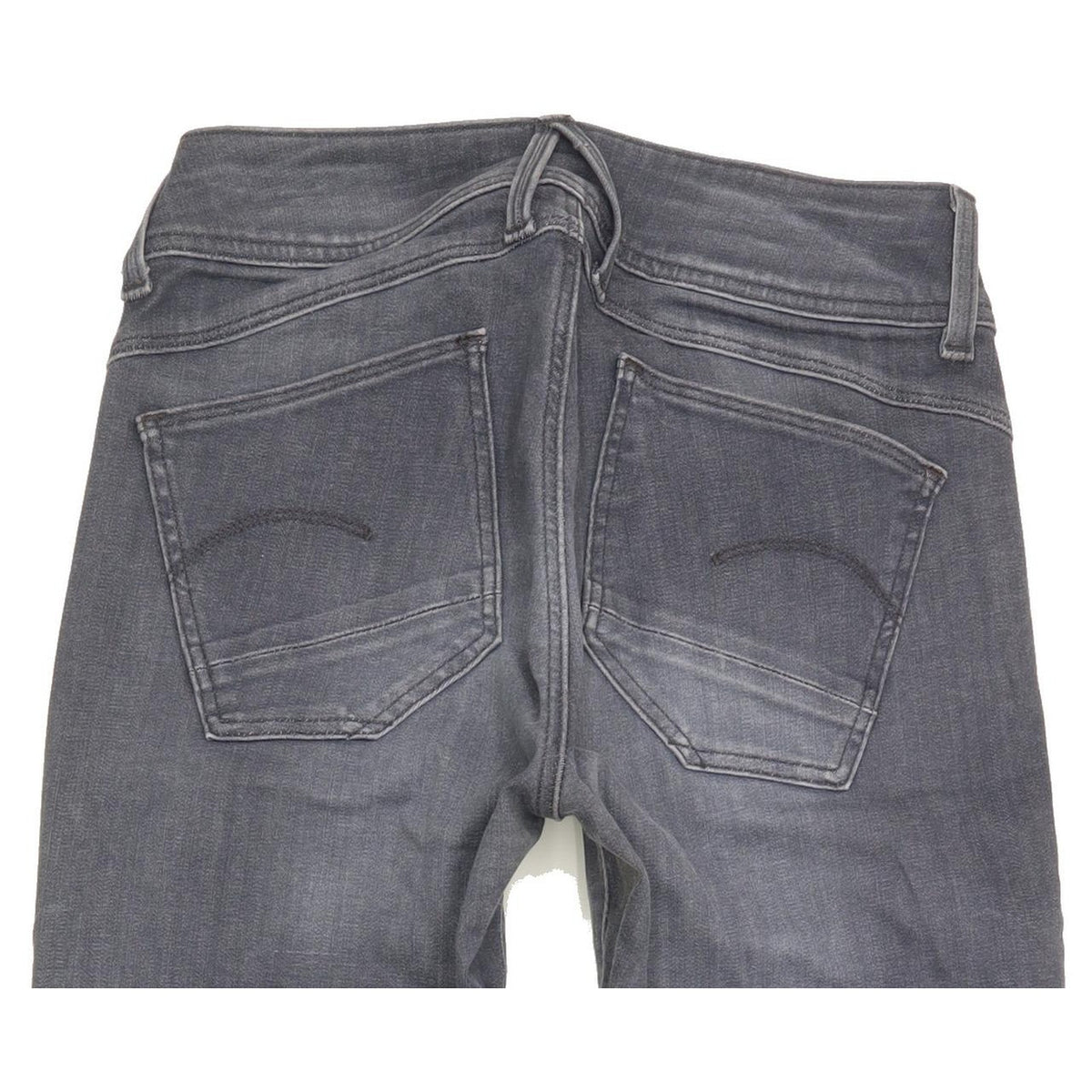 G-Star Lynn D-Mid Women Grey Skinny Slim Stretch Jeans W28 L29