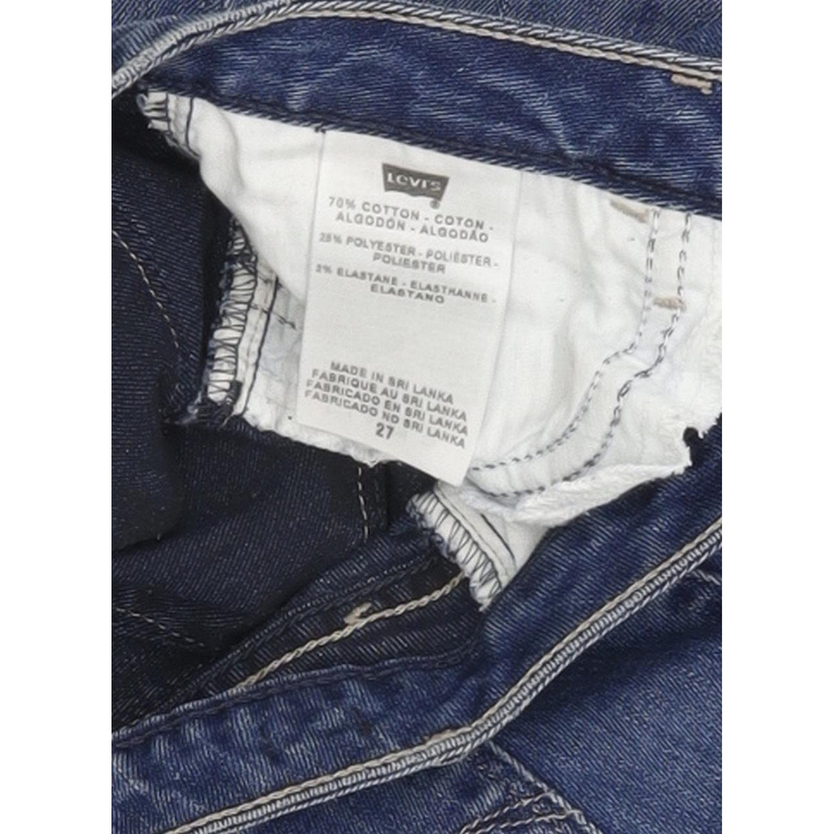 Levi's Legging Women Blue Skinny Slim Stretch Jeans W27 L31