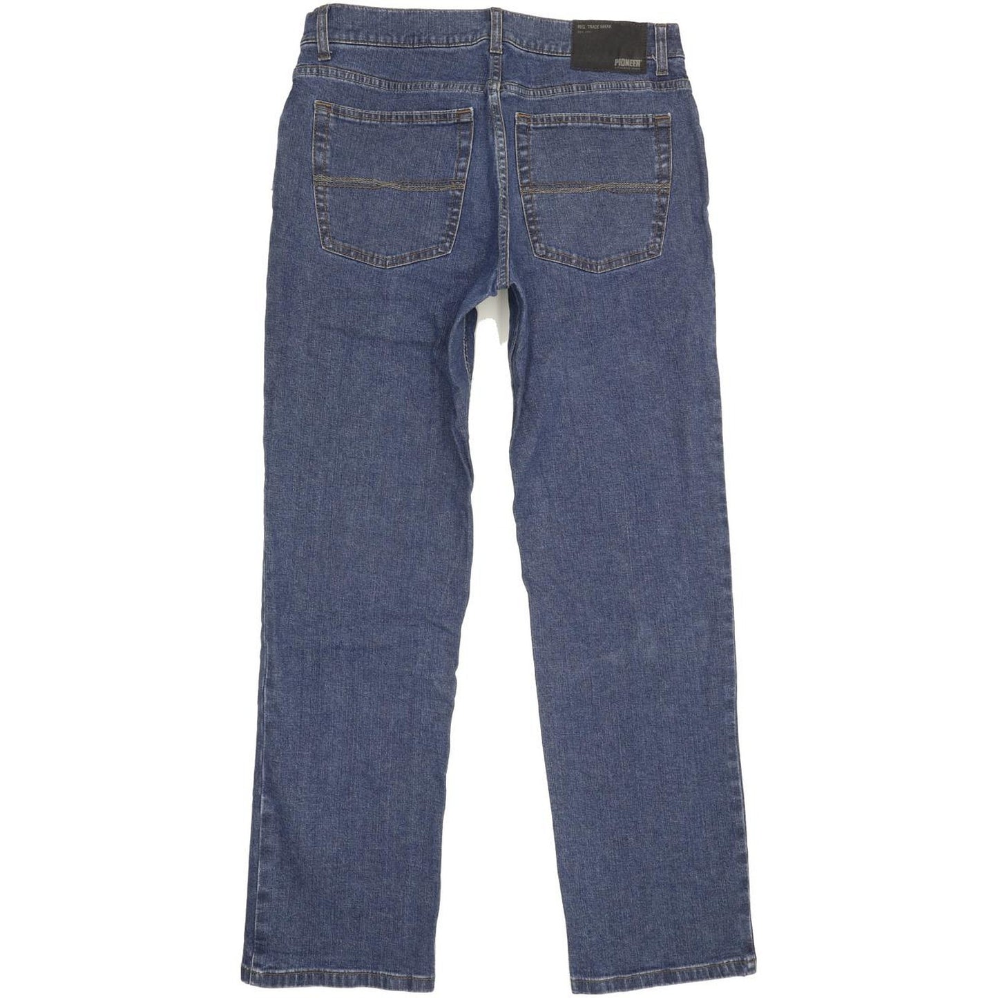 Pioneer Ron Men Blue Straight Regular Stretch Jeans W32 L30