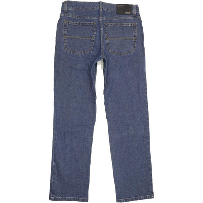 Pioneer Ron Men Blue Straight Regular Stretch Jeans W32 L30