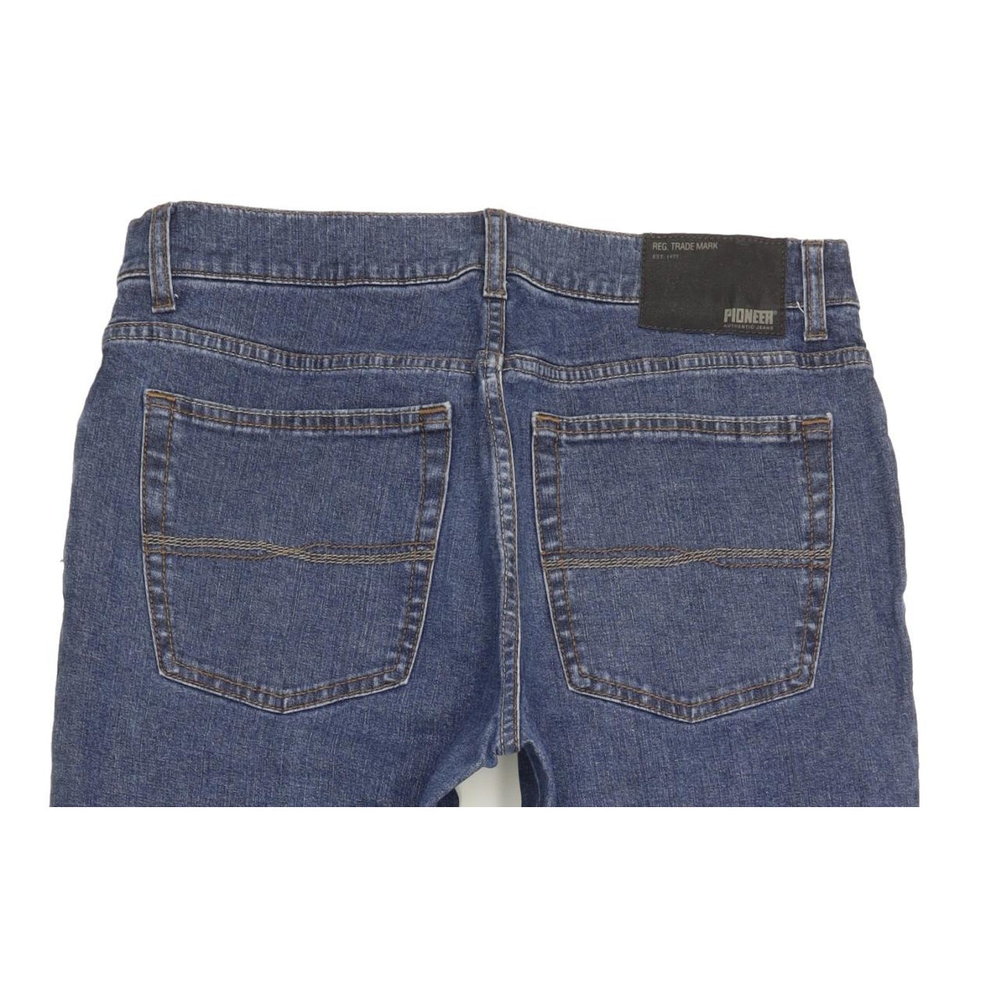 Pioneer Ron Men Blue Straight Regular Stretch Jeans W32 L30