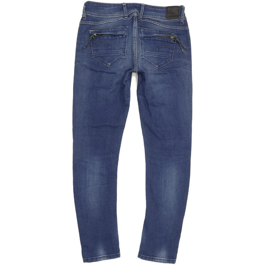 G-Star Midge Cody Women Blue Skinny Slim Stretch Jeans W28 L29