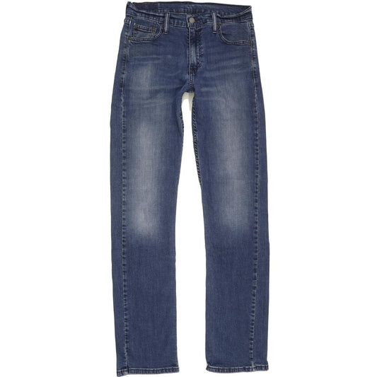 Levi's 513 Men Blue Straight Slim Stretch Jeans W30 L34