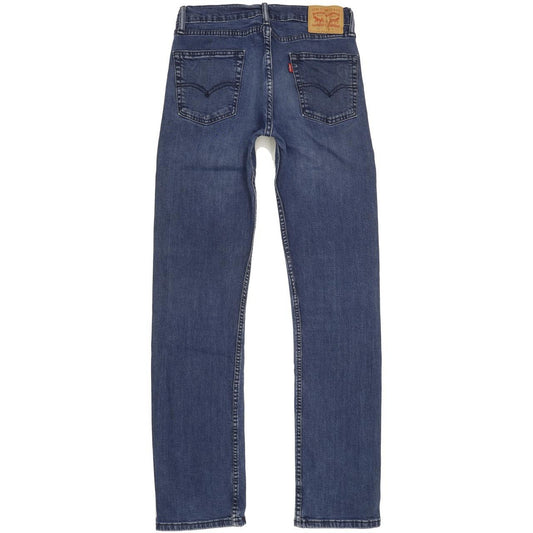 Levi's 513 Men Blue Straight Slim Stretch Jeans W30 L34