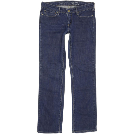 Levi's Slight Curve Women Blue Straight Slim Stretch Jeans W30 L32