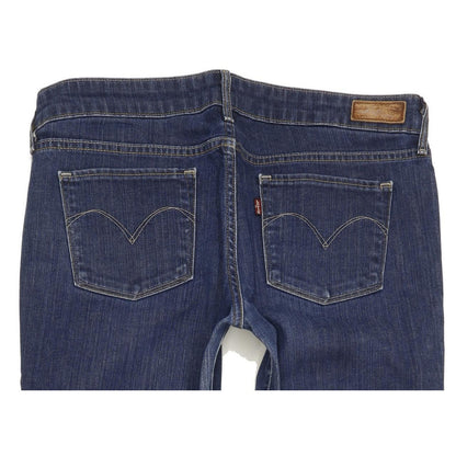 Levi's Slight Curve Women Blue Straight Slim Stretch Jeans W30 L32