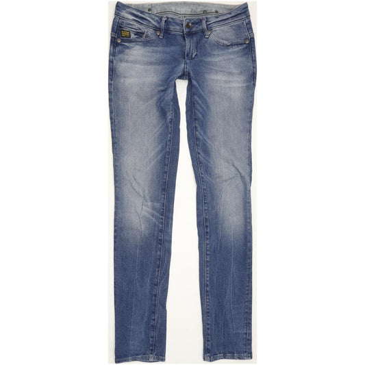 G-Star Midge Women Blue Skinny Slim Stretch Jeans W28 L33