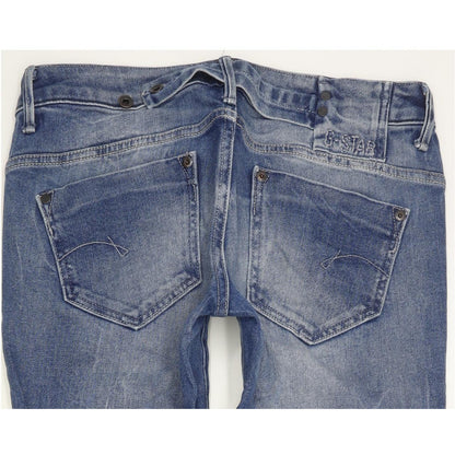 G-Star Midge Women Blue Skinny Slim Stretch Jeans W28 L33