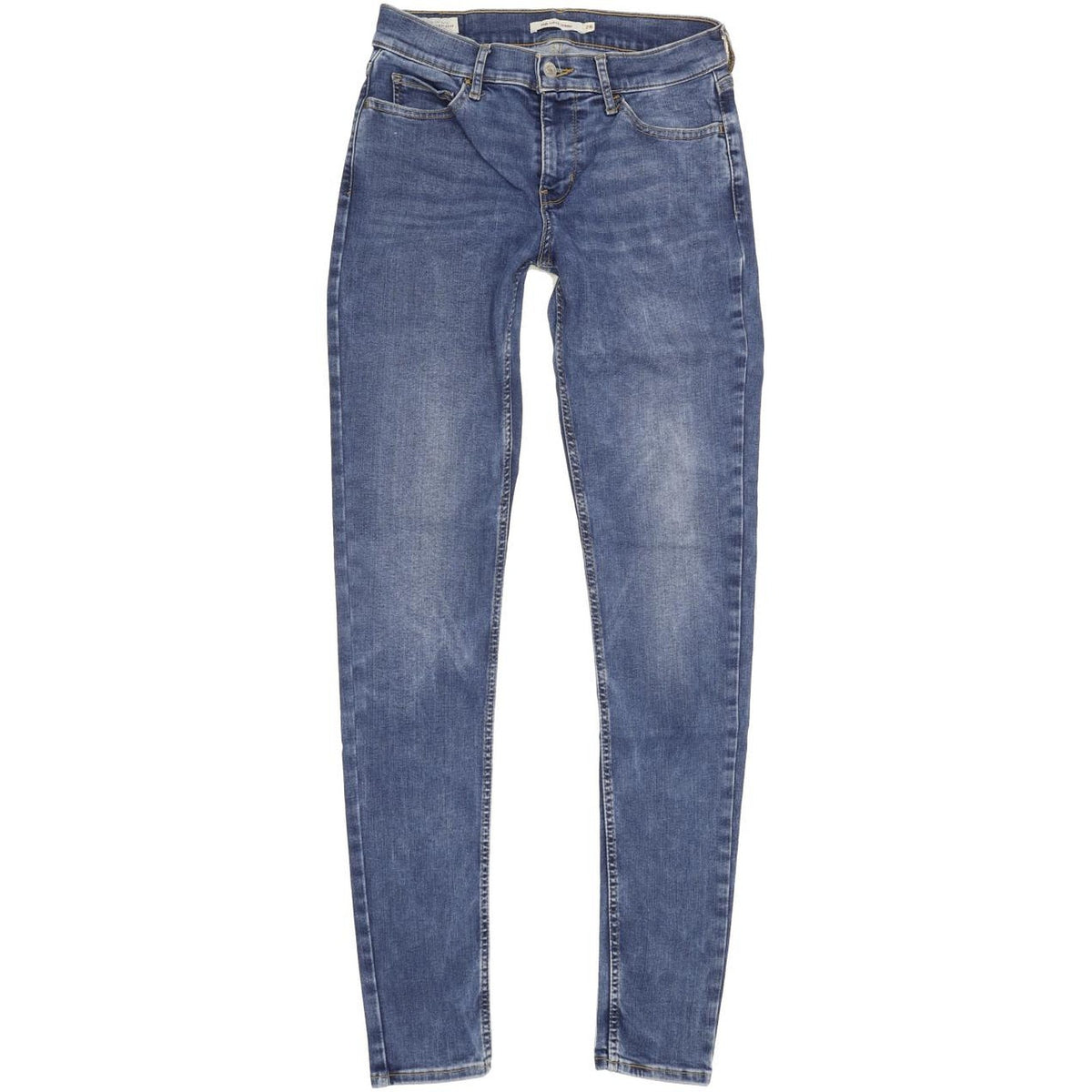 Levi's 710 Super Women Blue Skinny Slim Stretch Jeans W28 L32