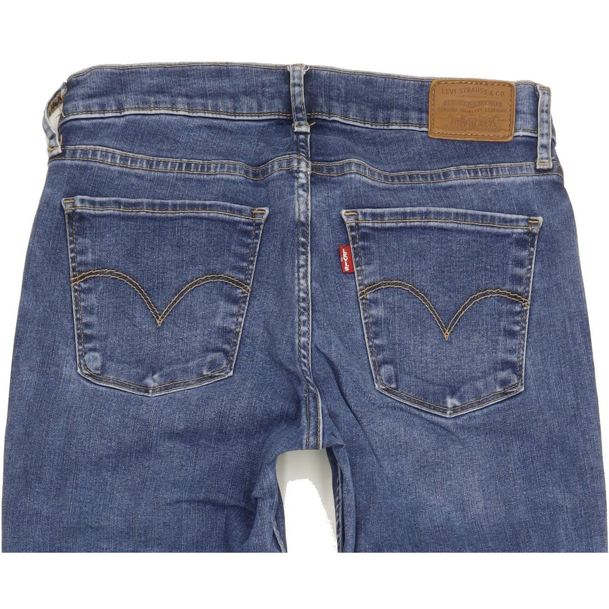 Levi's 710 Super Women Blue Skinny Slim Stretch Jeans W28 L32