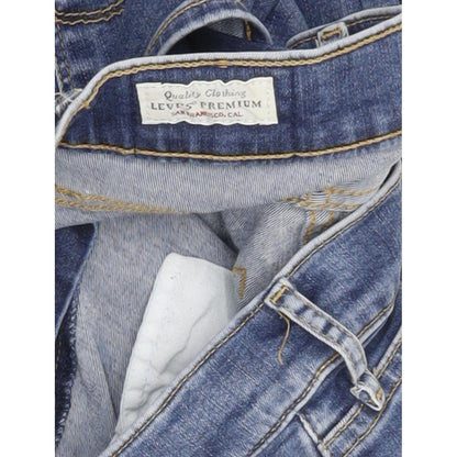Levi's 710 Super Women Blue Skinny Slim Stretch Jeans W28 L32