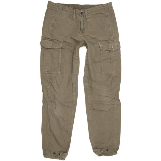 G-Star Women Khaki Tapered Regular Stretch Jeans W29 L29