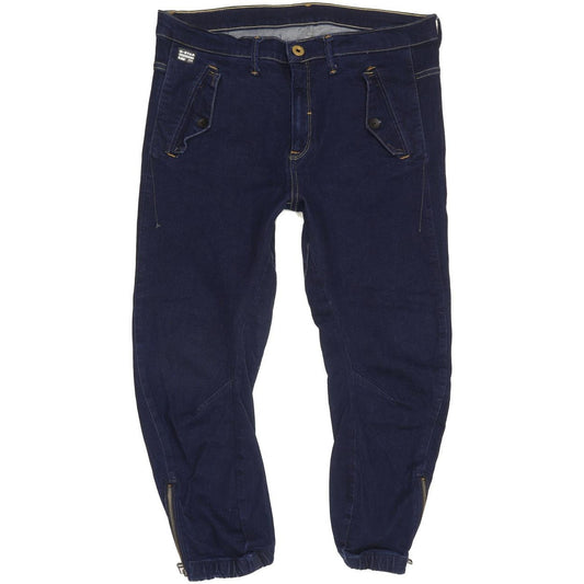 G-Star Cooper 3D Women Blue Tapered Loose Stretch Jeans W29 L32