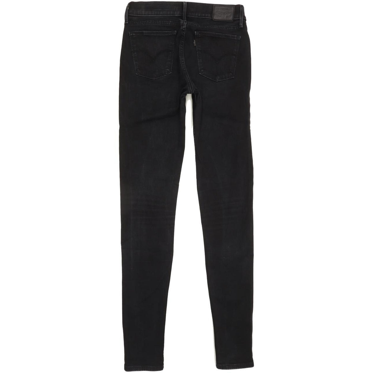 Levi's 710 Super Women Black Skinny Slim Stretch Jeans W28 L32