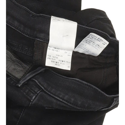 Levi's 710 Super Women Black Skinny Slim Stretch Jeans W28 L32