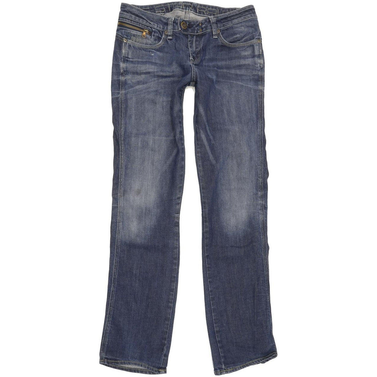 G-Star Spark Women Blue Straight Slim Stretch Jeans W29 L31