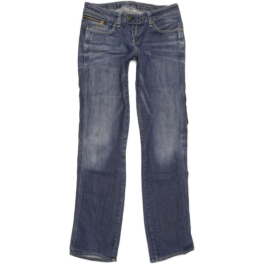 G-Star Spark Women Blue Straight Slim Stretch Jeans W29 L31