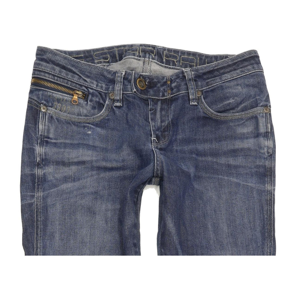 G-Star Spark Women Blue Straight Slim Stretch Jeans W29 L31