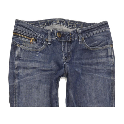 G-Star Spark Women Blue Straight Slim Stretch Jeans W29 L31