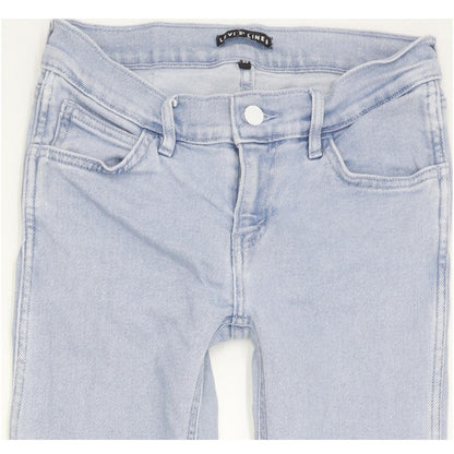 Levi's Line 8 Women Blue Skinny Slim Jeans W25 L30