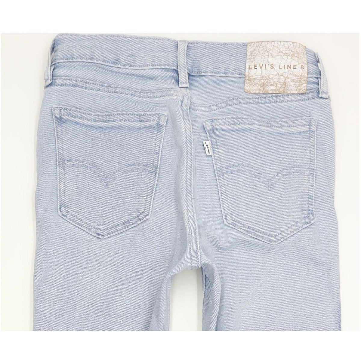 Levi's Line 8 Women Blue Skinny Slim Jeans W25 L30