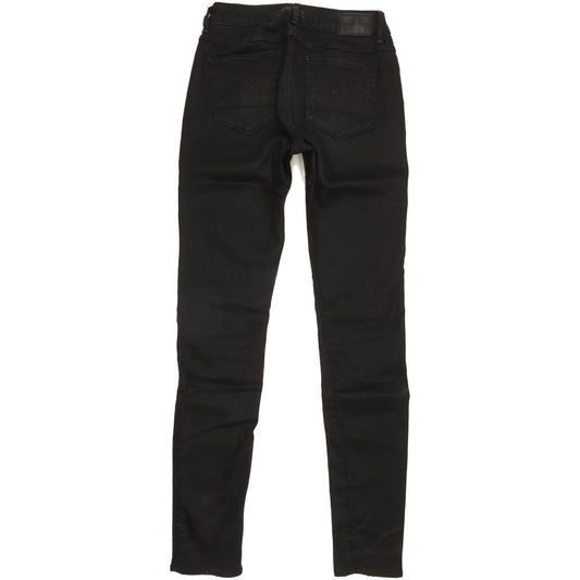 G-Star 3301 High Women Black Skinny Slim Stretch Jeans W28 L32