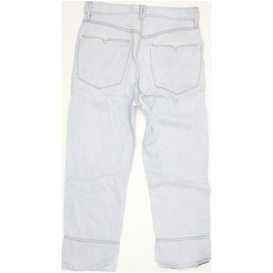 Diesel Blue Straight Loose Jeans High Waisted W26 L28