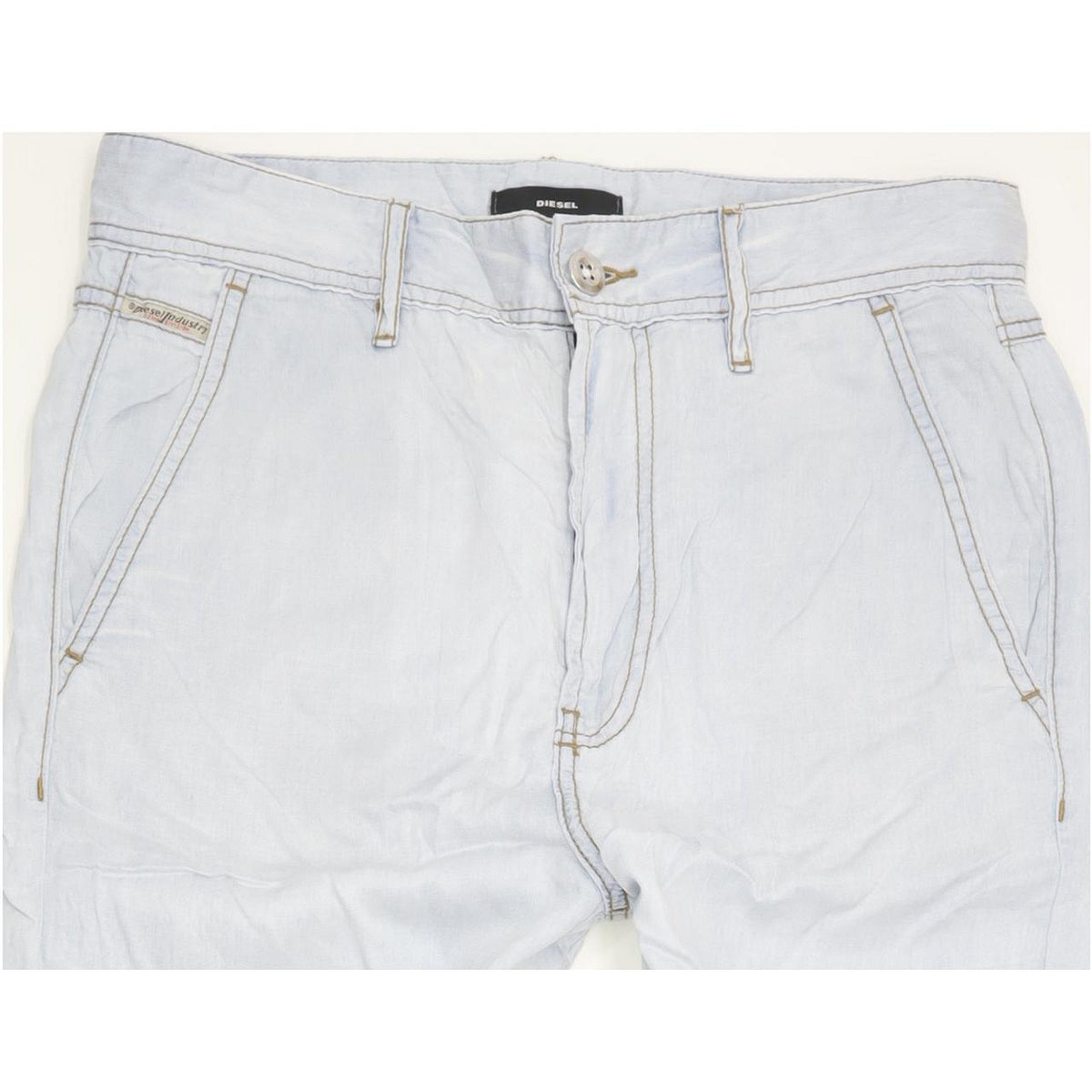 Diesel Blue Straight Loose Jeans High Waisted W26 L28