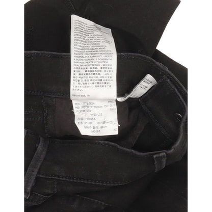 Levi's 710 Super Women Black Skinny Slim Stretch Jeans W25 L32