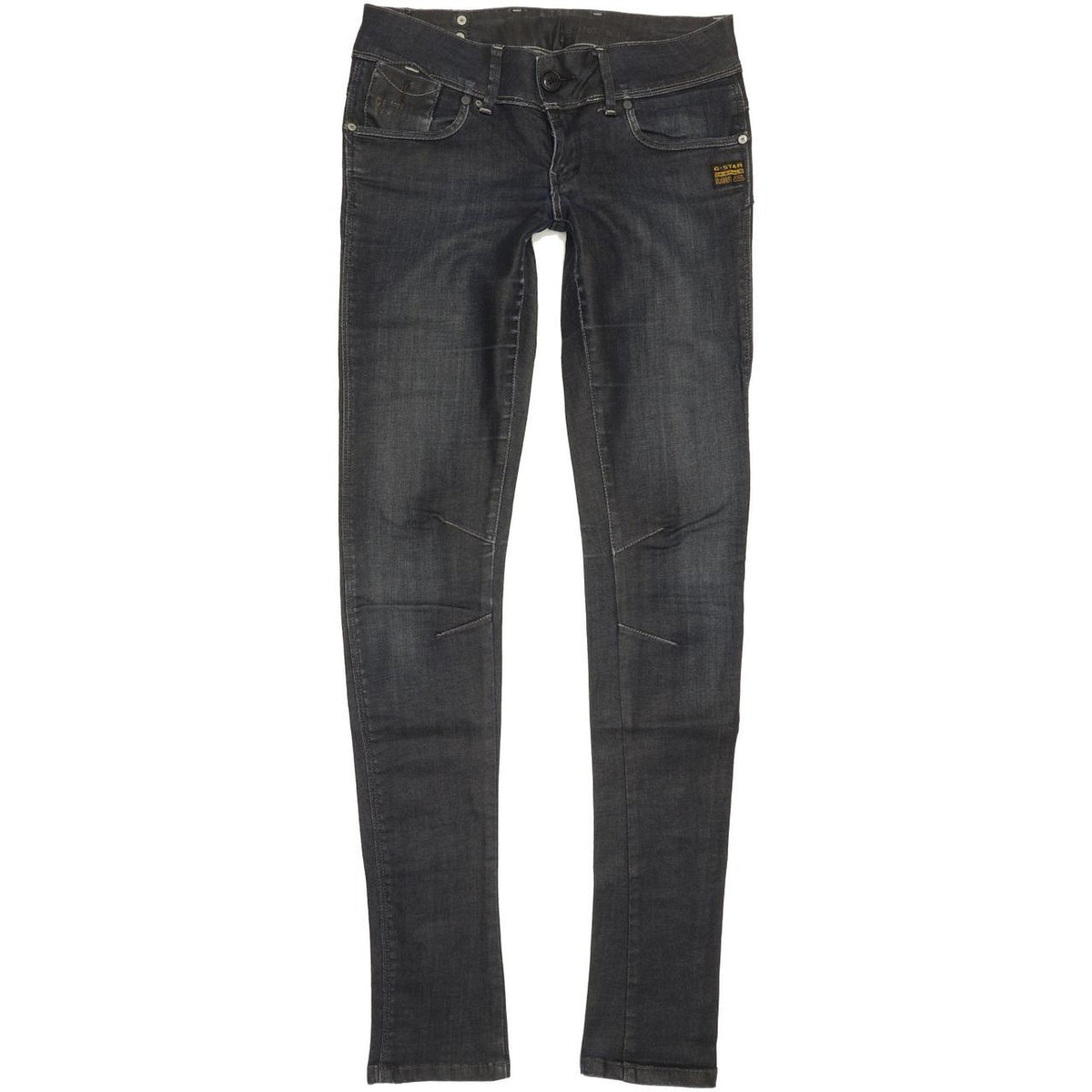 G-Star Fender Women Navy Skinny Slim Stretch Jeans W27 L34