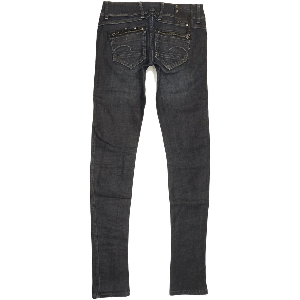 G-Star Fender Women Navy Skinny Slim Stretch Jeans W27 L34