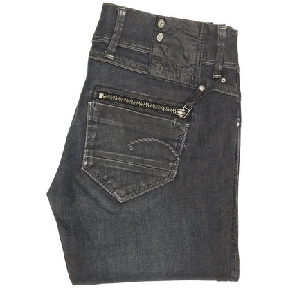 G-Star Fender Women Navy Skinny Slim Stretch Jeans W27 L34