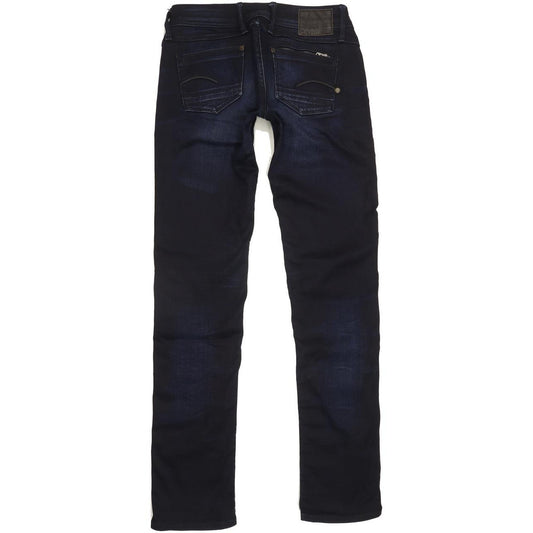 G-Star Women Blue Straight Slim Stretch Jeans W26 L32