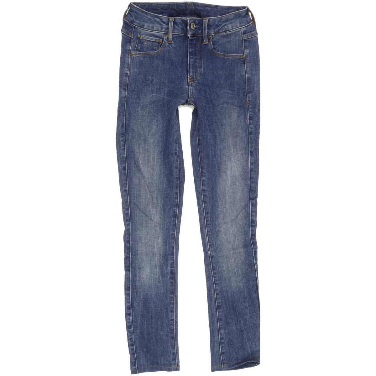 G-Star Women Blue Skinny Slim Stretch Jeans W24 L26