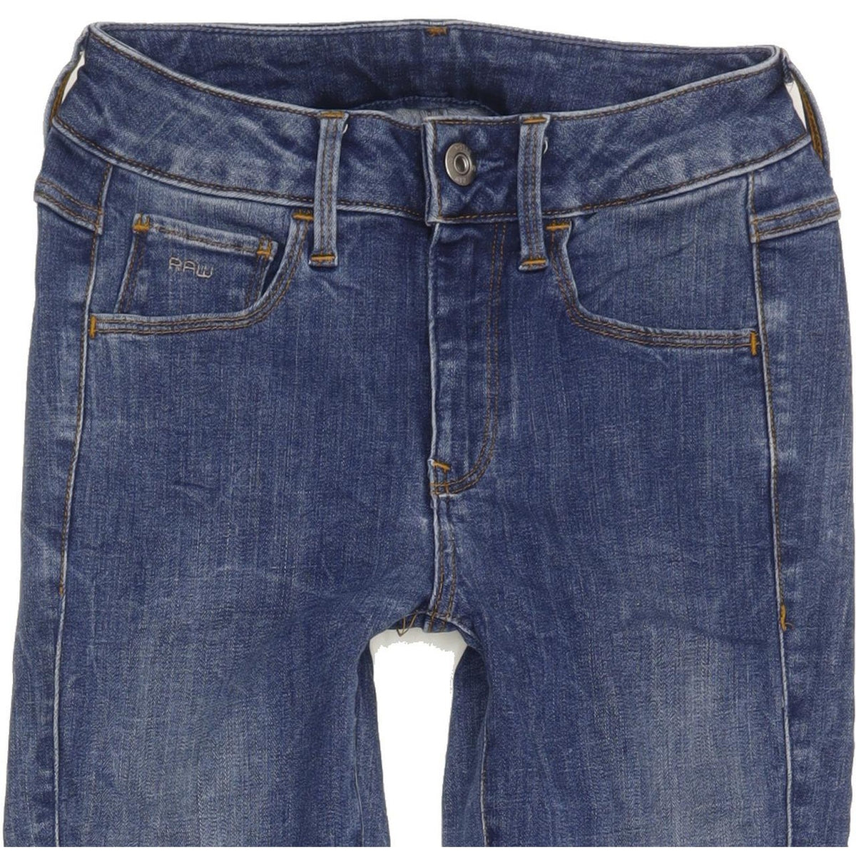 G-Star Women Blue Skinny Slim Stretch Jeans W24 L26