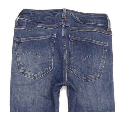 G-Star Women Blue Skinny Slim Stretch Jeans W24 L26
