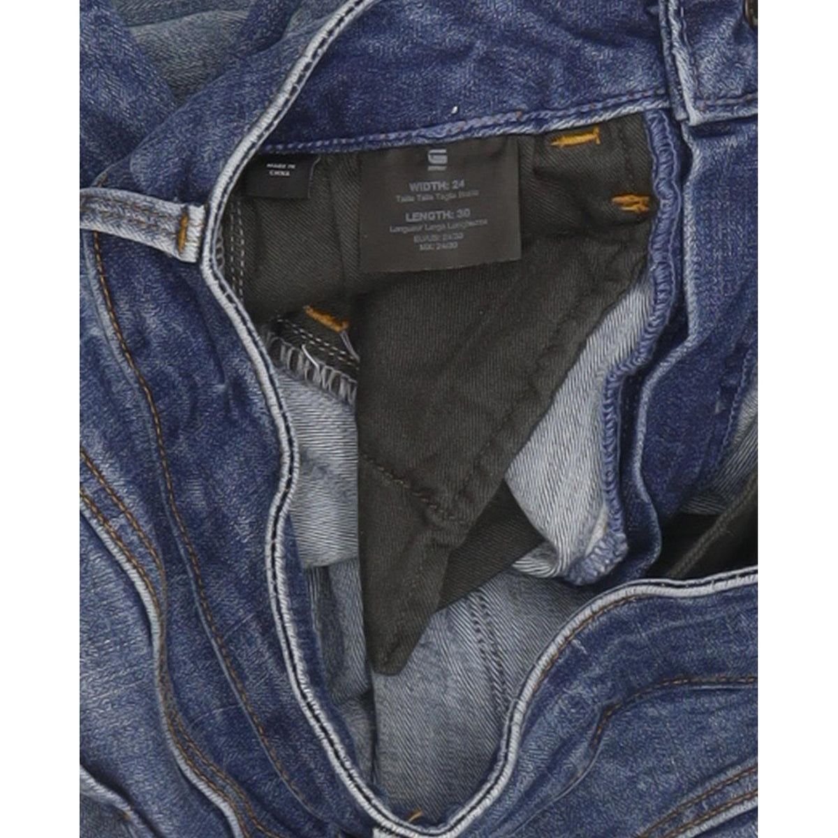 G-Star Women Blue Skinny Slim Stretch Jeans W24 L26