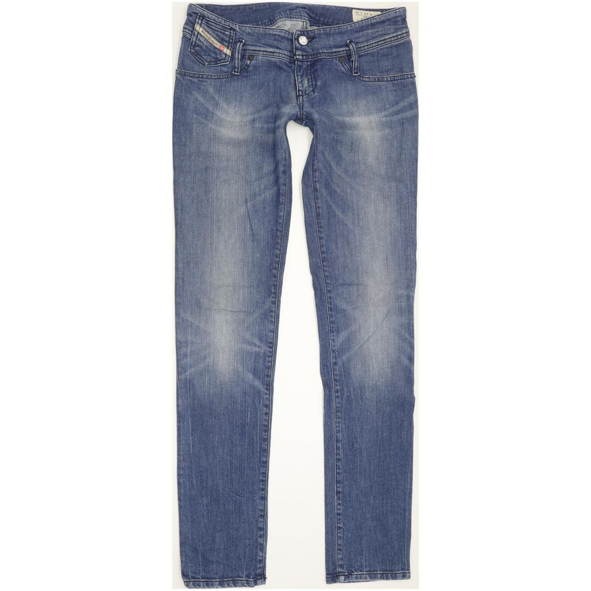 Diesel Matic 008SR Women Blue Straight Slim Stretch Jeans W29 L34