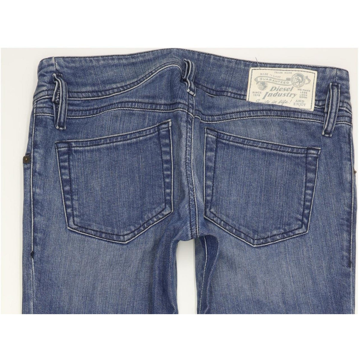 Diesel Matic 008SR Women Blue Straight Slim Stretch Jeans W29 L34