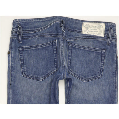 Diesel Matic 008SR Women Blue Straight Slim Stretch Jeans W29 L34
