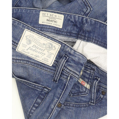 Diesel Matic 008SR Women Blue Straight Slim Stretch Jeans W29 L34