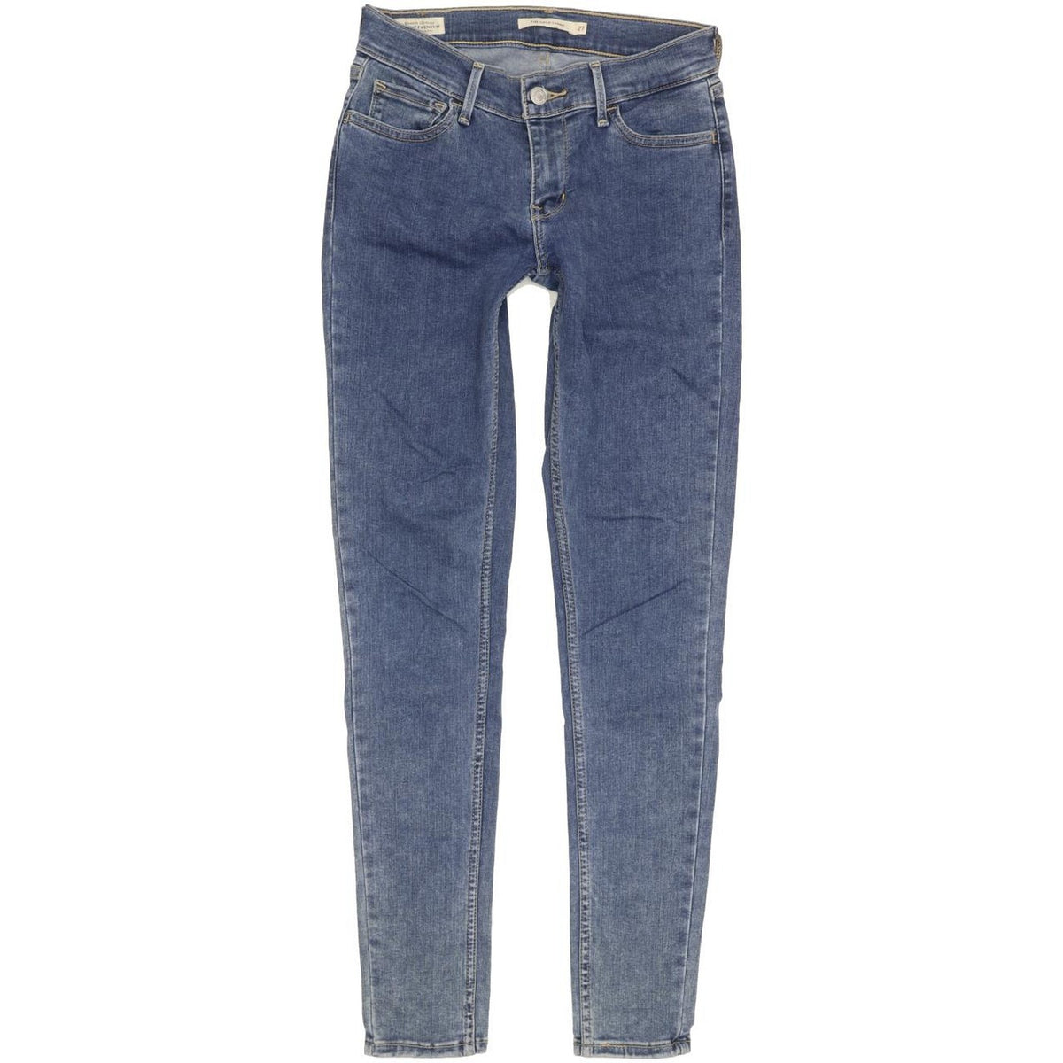 Levi's 710 Super Women Blue Skinny Slim Stretch Jeans W27 L29